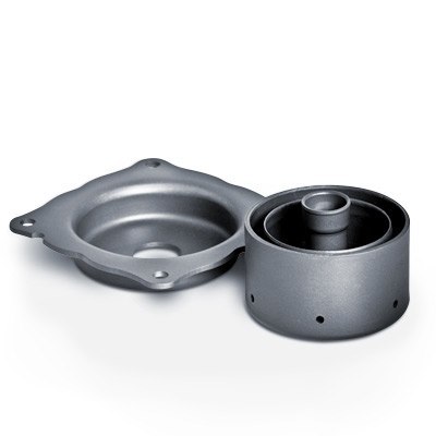Tiefgezogenes Airbag-Druckgehaeuse