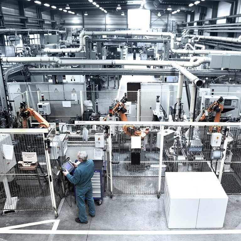 Produktionslinie bei Hans Berg